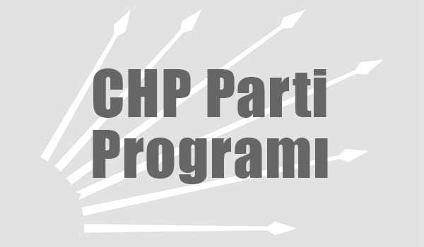 CHP Parti Programı